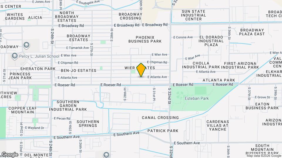 2931 E Atlanta Ave Map and Location Details