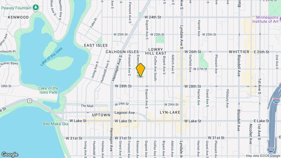 2735 Emerson Ave S Map and Location Details