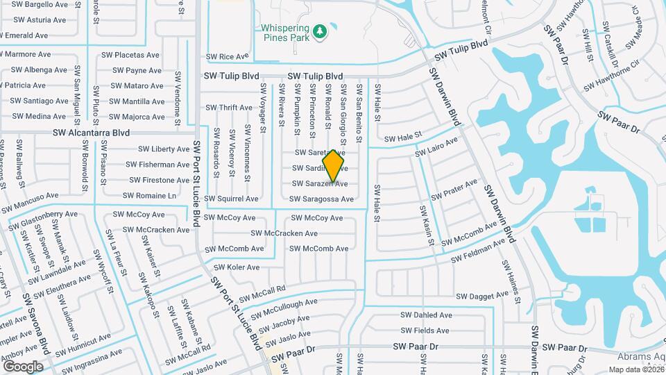 652 SW Sarazen Ave Map and Location Details