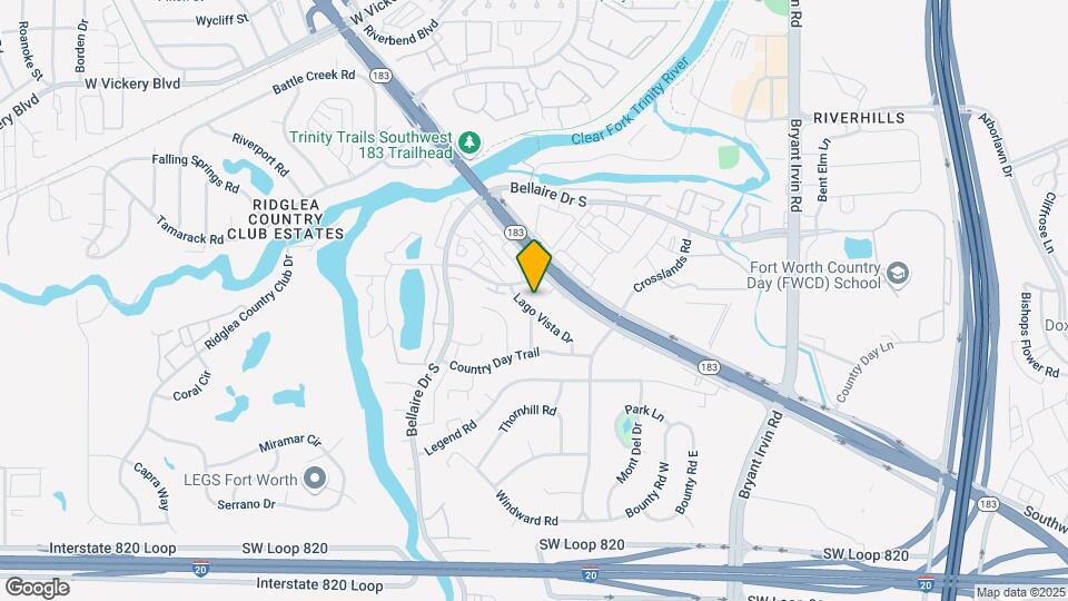 6504 Lago Vista Dr Map and Location Details