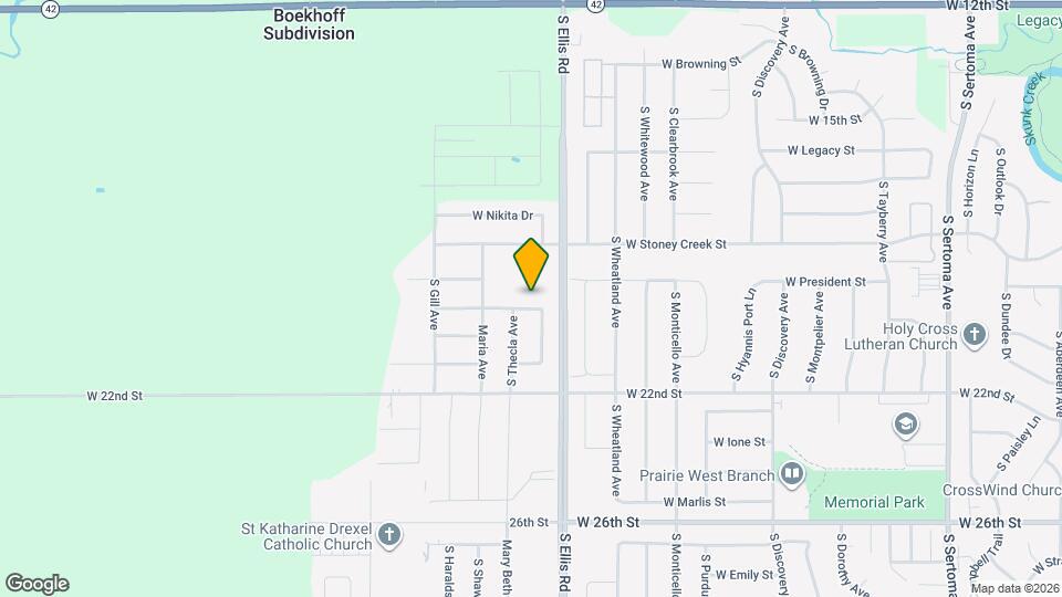 8600 W Orcutt St Map and Location Details