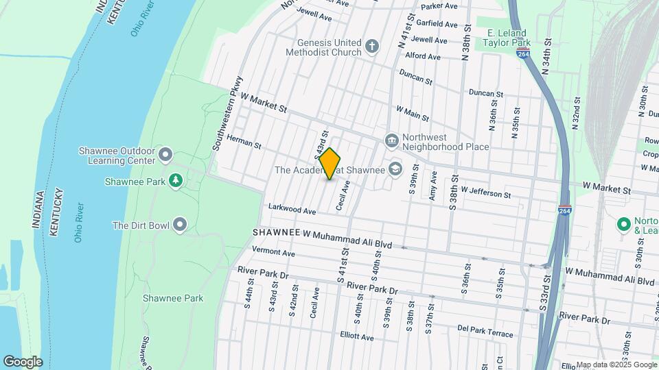 315 S 42nd St Map and Location Details