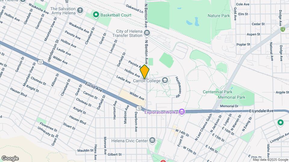 1520 N Benton Ave, Unit Downstairs Map and Location Details