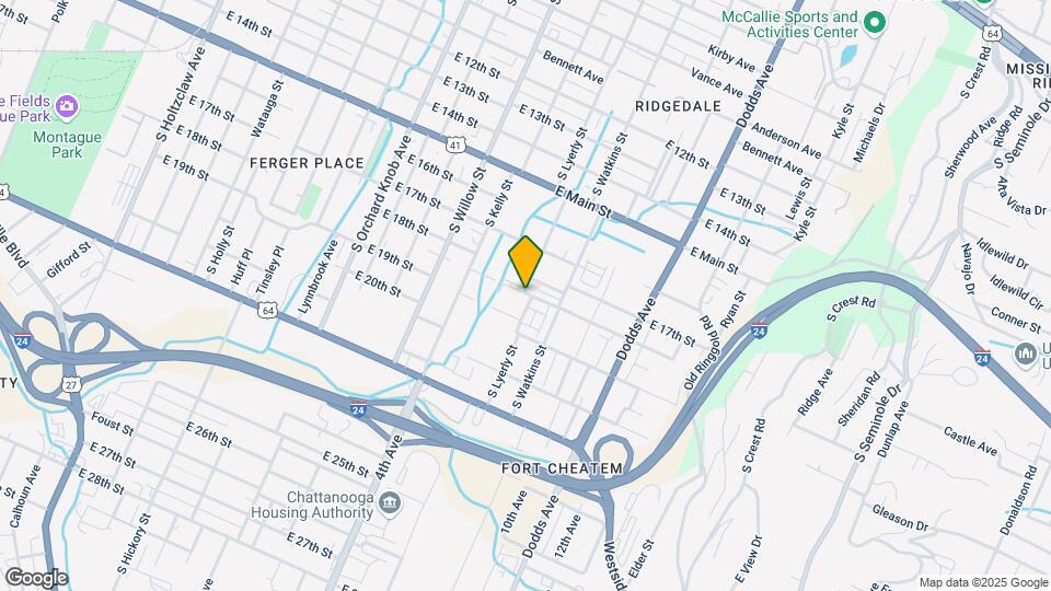 1801 S Lyerly St Map and Location Details