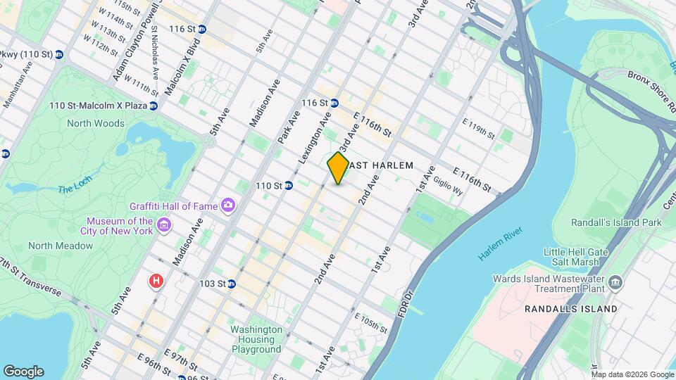 217 E 111th St, Unit A Map and Location Details