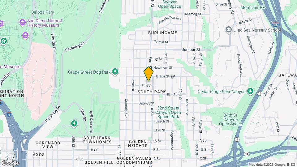 1903 30th St Map and Location Details