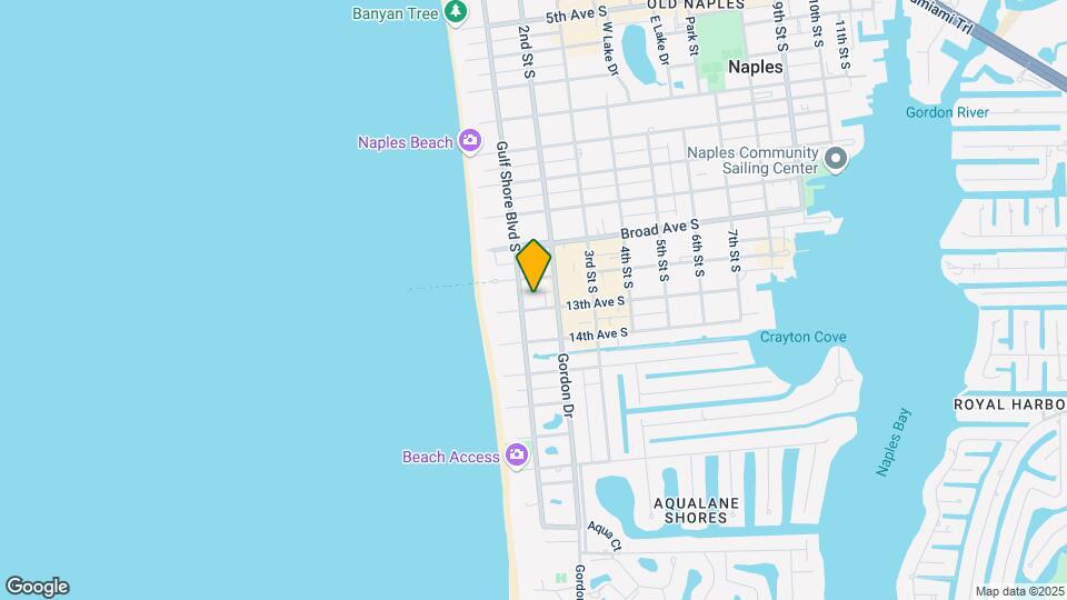 1295 Gulf Shore Blvd S Map and Location Details