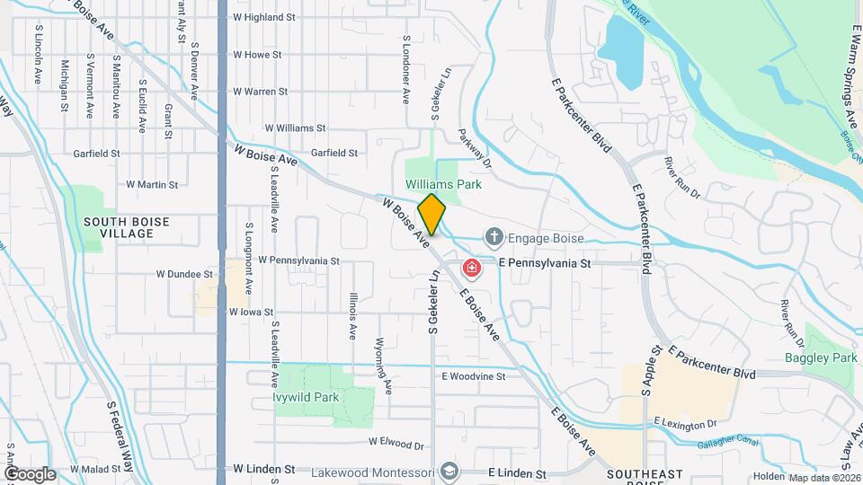 206 W Boise Ave Map and Location Details