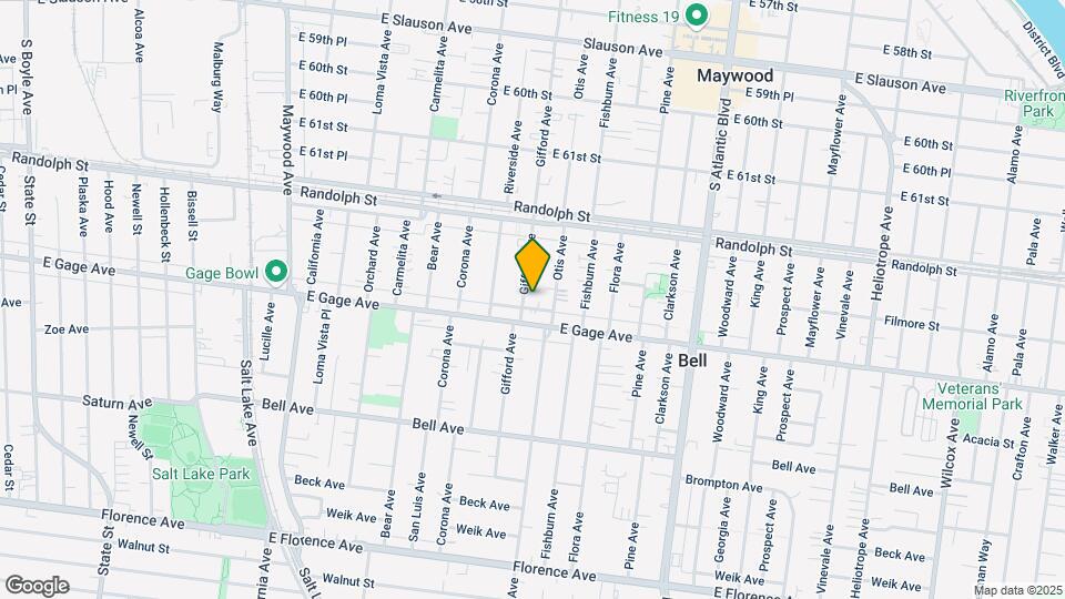 6324 Gifford Ave Mapa y Detalles de la Ubicación