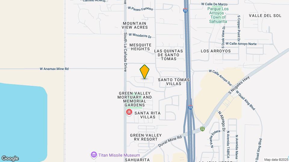 1270 W Camino Mesa Sonorense Map and Location Details