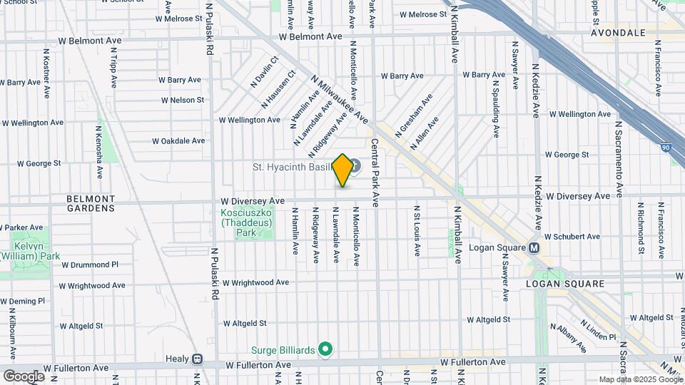 3650 W Diversey Ave, Unit 01R Mapa y Detalles de la Ubicación