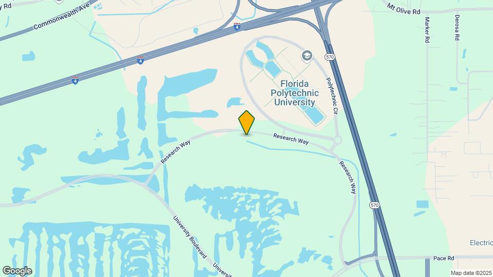 Florida Poly Student Living Map and Location Details