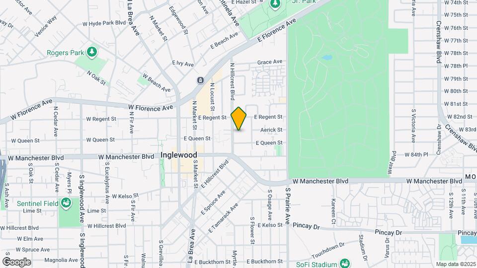 118 N Hillcrest Blvd, Unit #O Mapa y Detalles de la Ubicación