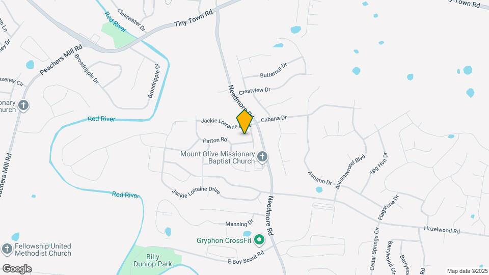 1809 Abrams Road Map and Location Details