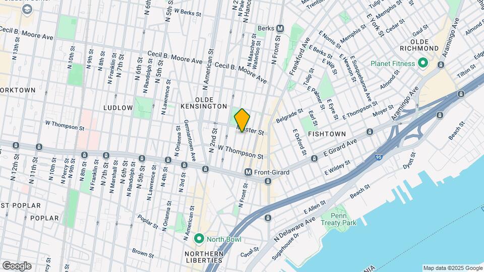 1336 N Howard St Map and Location Details