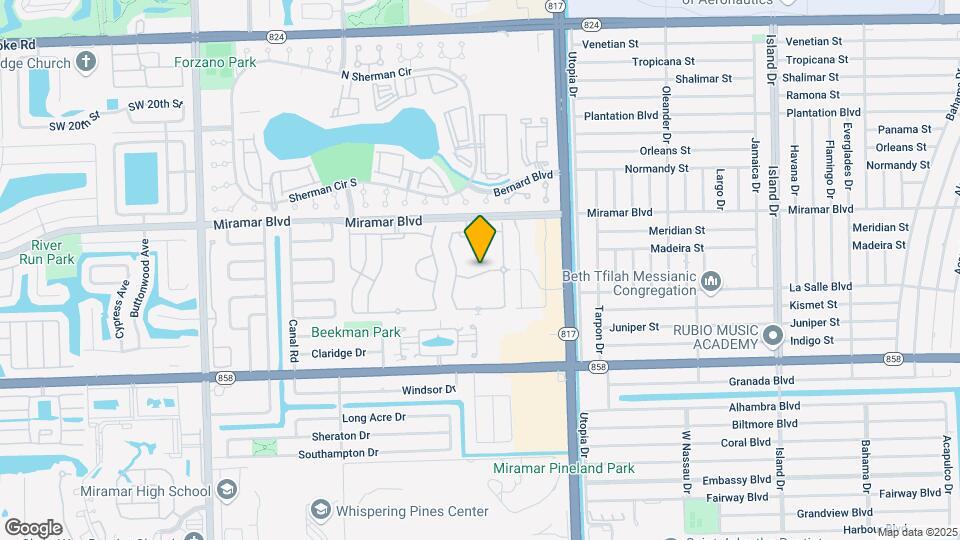8251 SW 27th St Map and Location Details