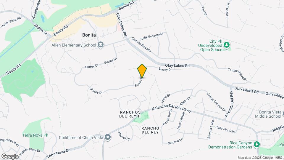 954 Surrey Dr Map and Location Details