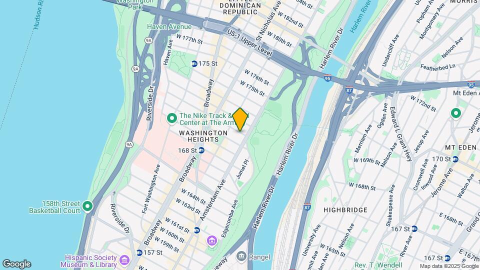 504 W 171st St Map and Location Details