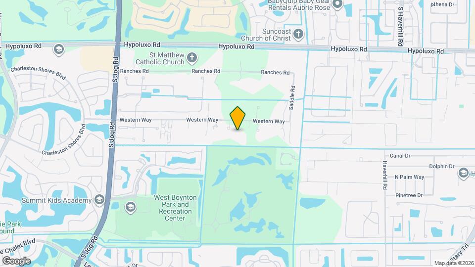 5844 Western Way Map and Location Details