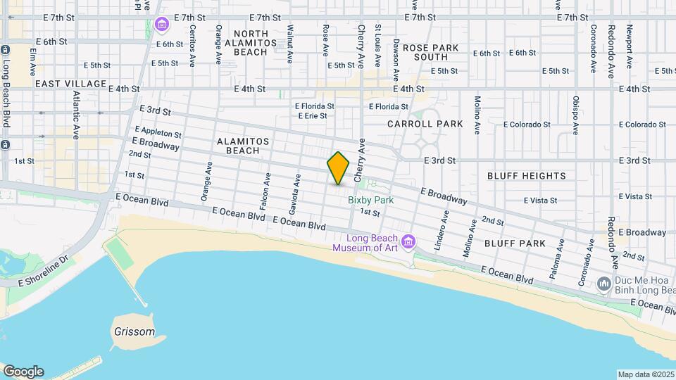 1824-1830 E 2nd St Mapa y Detalles de la Ubicación