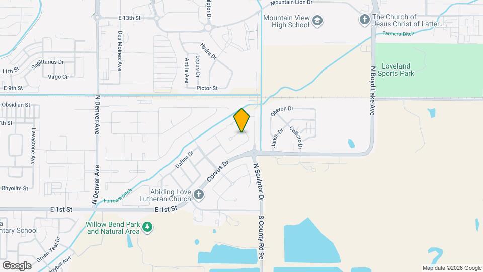 3078 Nebula Ct, Unit Single-Family Home Map and Location Details