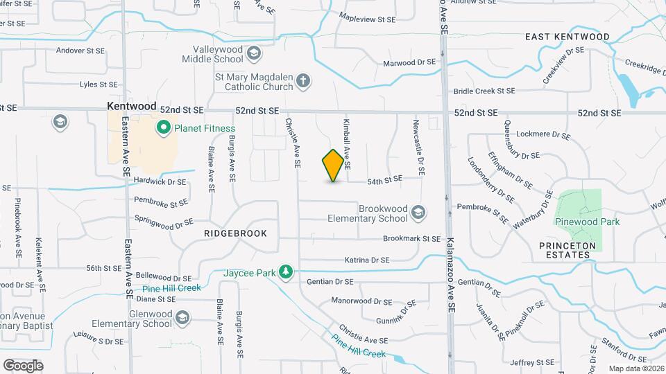 1320 54th St SE Map and Location Details