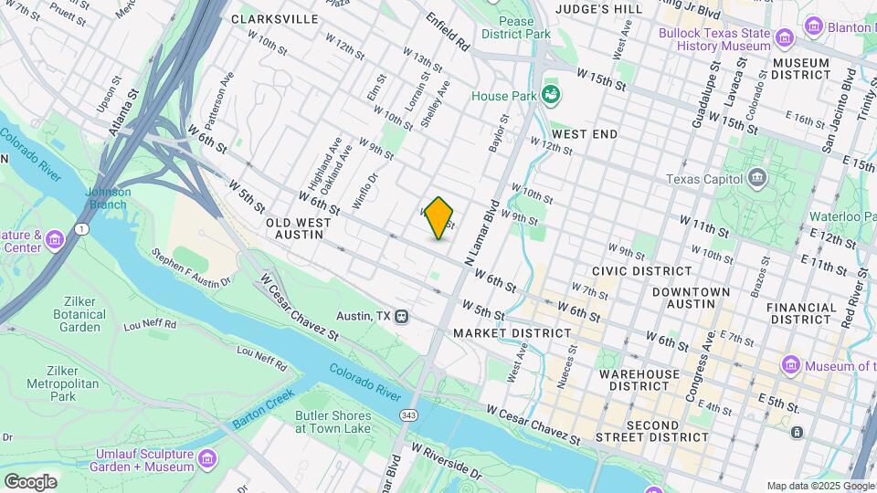 1106 W 6th St, Unit 213 Map and Location Details