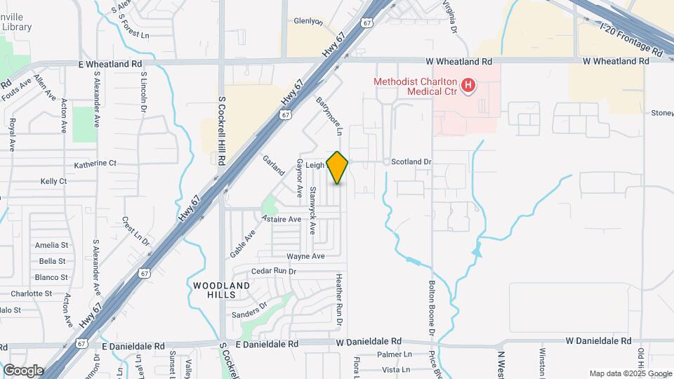 1027 Barrymore Ln Map and Location Details