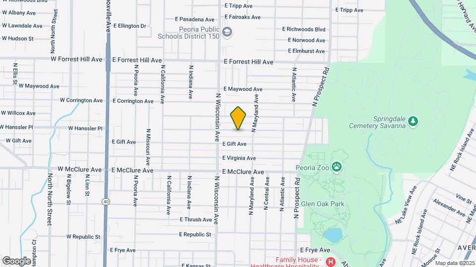 902 E Seneca Pl Map and Location Details