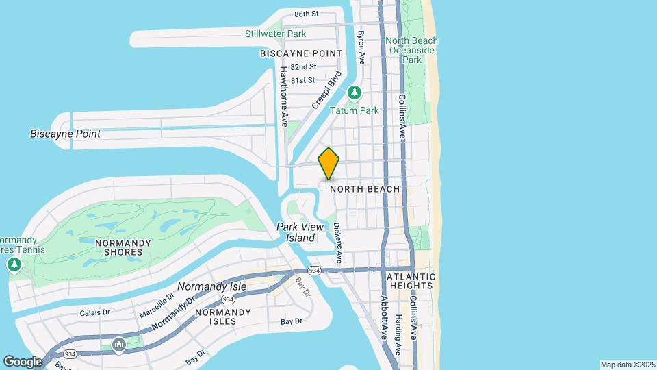 7510 Dickens Ave, Unit Miami Beach Map and Location Details