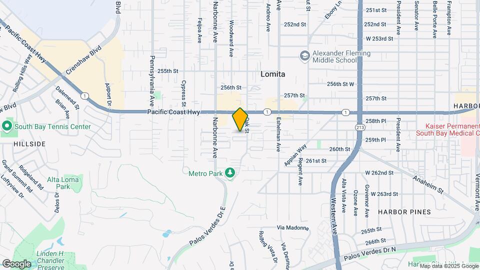 25907 Oak St Map and Location Details