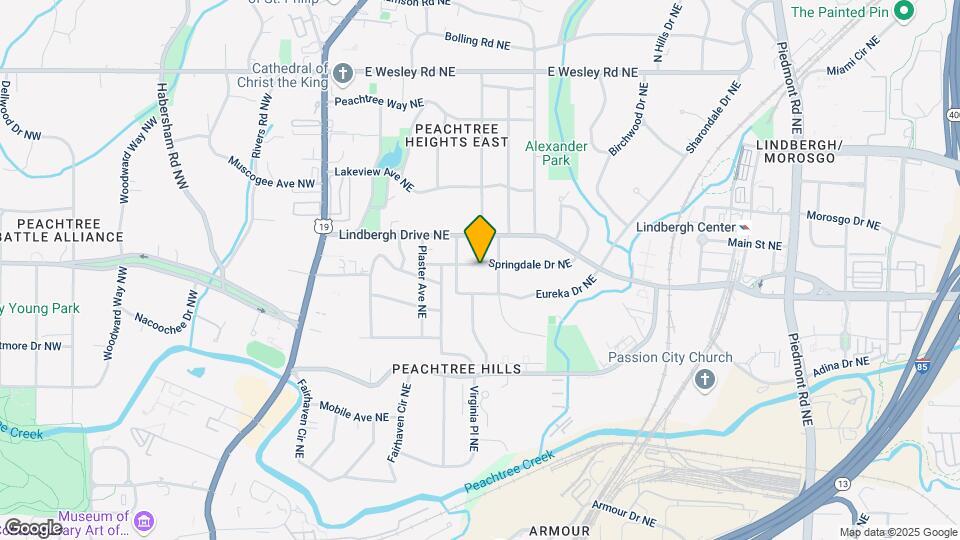 207 Springdale Dr NE Map and Location Details