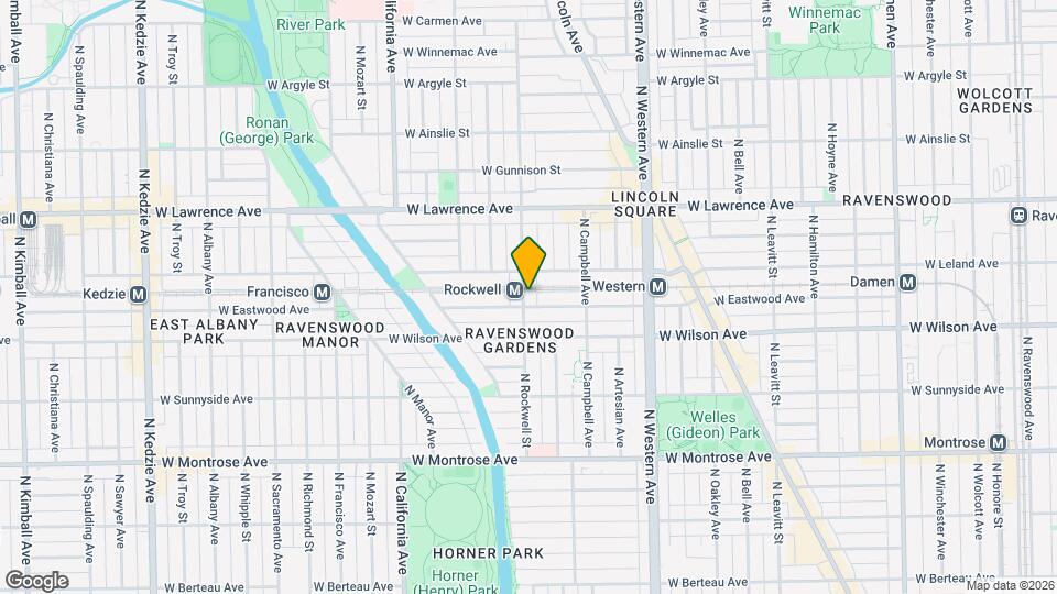 4641 N Rockwell St, Unit 2 Map and Location Details