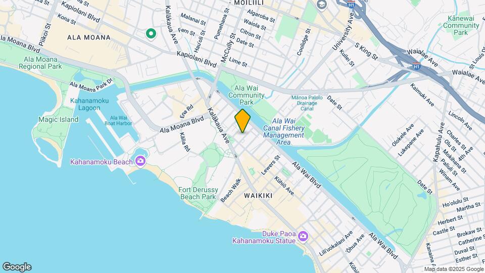 420 Olohana St Mapa y Detalles de la Ubicación