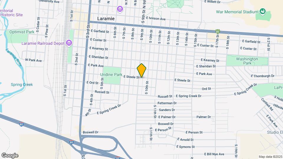 910 E Steele St Map and Location Details