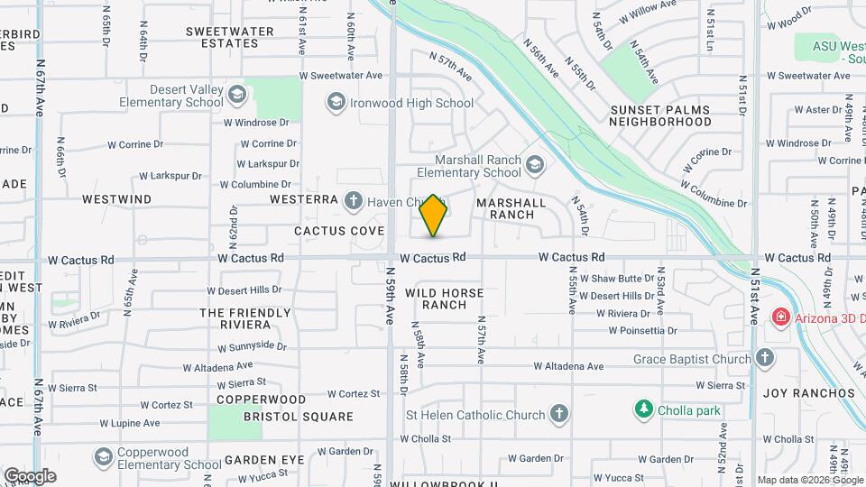 5825 W Wethersfield Dr Map and Location Details