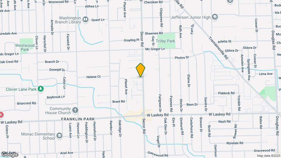 5215 Secor Rd Map and Location Details