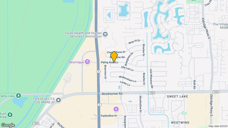 14315 Piping Rock Ln Map and Location Details