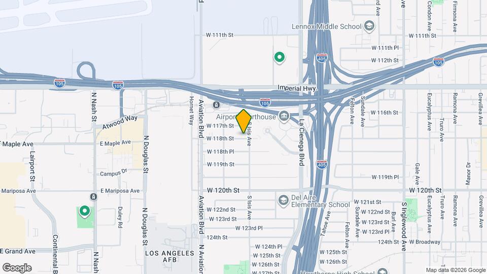 5413 W 118th St, Unit 1bed 1bath Mapa y Detalles de la Ubicación