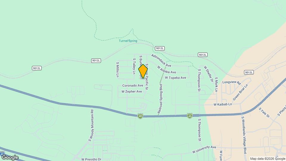 1529 S Burlington St Map and Location Details