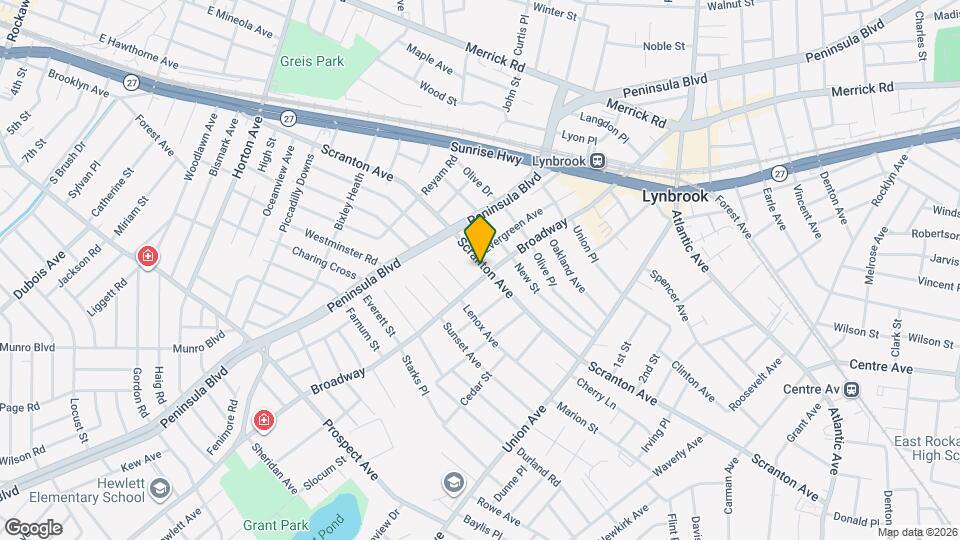 336 Scranton Ave Map and Location Details