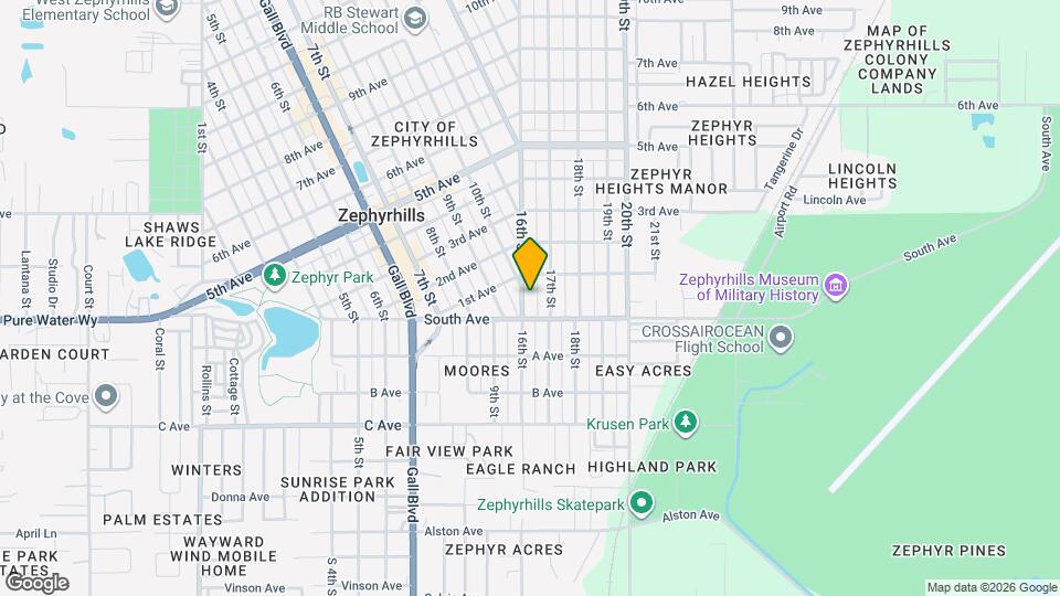 5028 16th St Map and Location Details