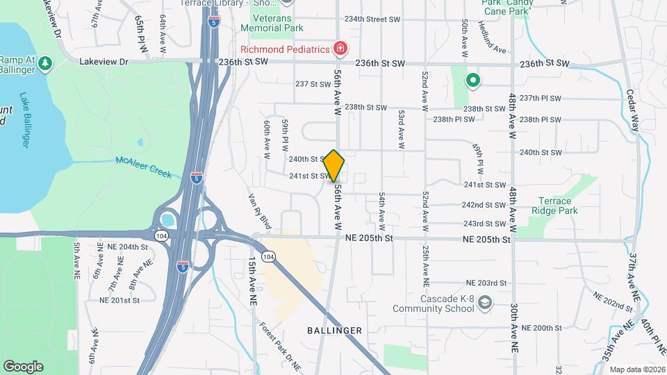 24108 56th Ave W Map and Location Details