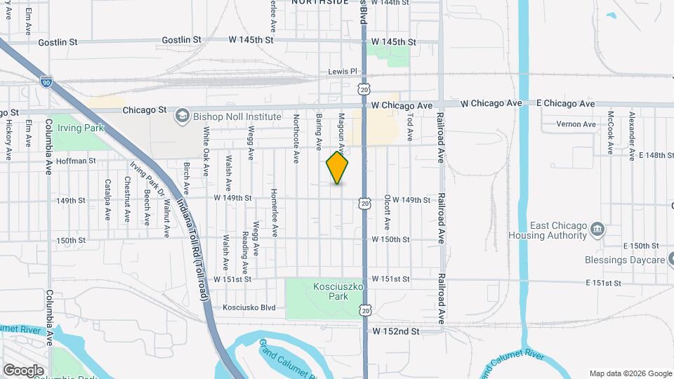 4856 Magoun Ave Map and Location Details