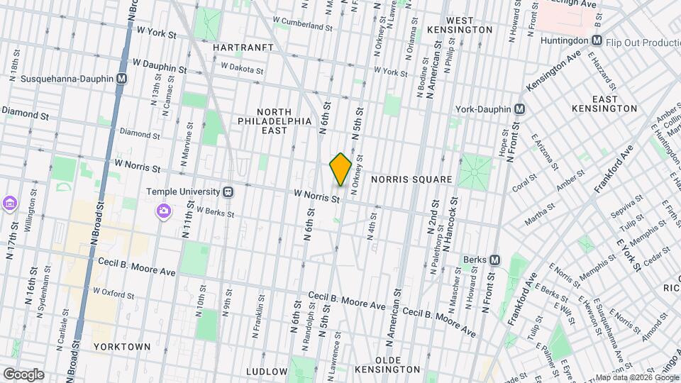 2014 N 5th St Map and Location Details