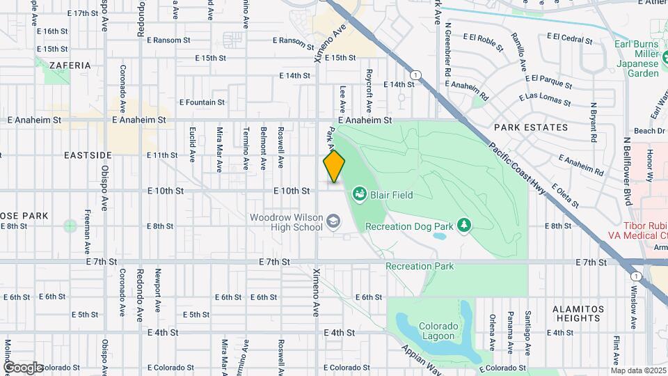 4525 E 10th St Map and Location Details