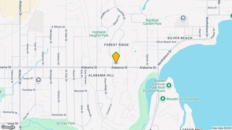 3405 Alabama St Map and Location Details