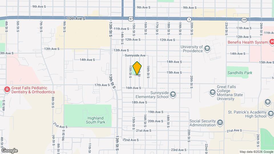 1502 High St Map and Location Details