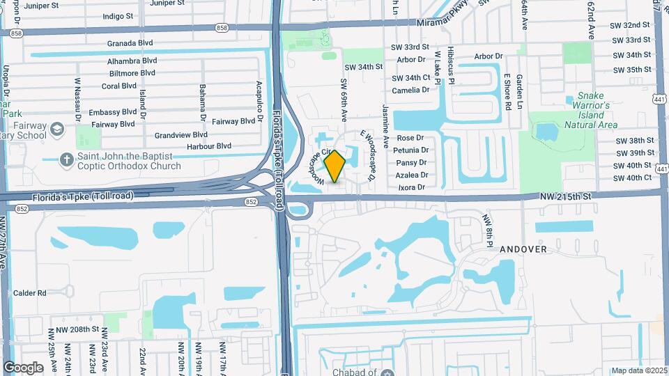 6956 SW 40th Ct Map and Location Details