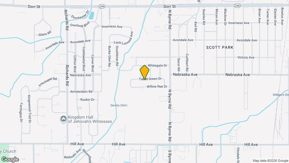 3629 Turret Green Dr Map and Location Details